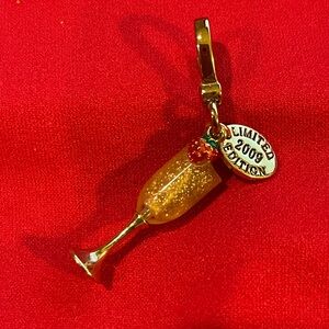 LIMITED EDITION 2009 Juicy Couture Champagne Glass Charm